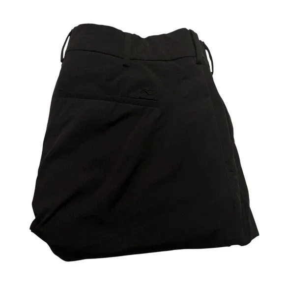 KJUS Mens Black Ivere Pants Technical Stretch Golf Trousers 52L / 36x34 - Picture 2 of 5